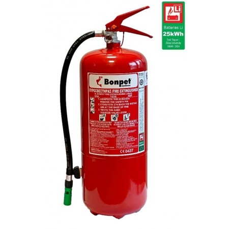 Πυροσβεστήρας Bonpet 9t (34A-183B-40F) CE/EN3