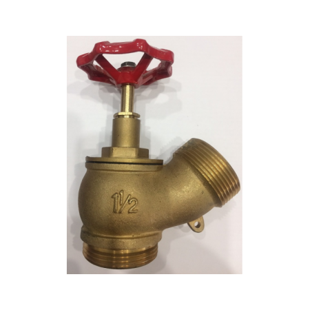 Βάνα γωνιακή σφαιρική 1 1/2'' 