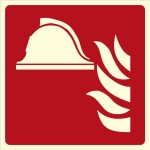 Σήμανση φωσφορίζουσα ΣΤΑΘΜΟΣ ΕΡΓΑΛΕΙΩΝ 21Χ21cm ΕΧ214 ISO7010