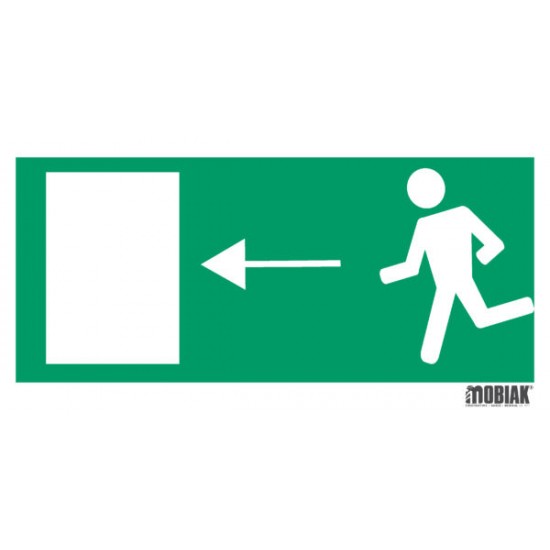 Σήμανση κατεύθυνσης φωσφοριζέ ΑΡΙΣΤΕΡΑ 30X15cmV PVC