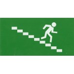 Σήμανση κατεύθυνσης σκάλες (R) 23X12cm