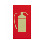 Σήμανση πυροσβεστήρα 27Χ14cm φωσφοριζέ PVC 