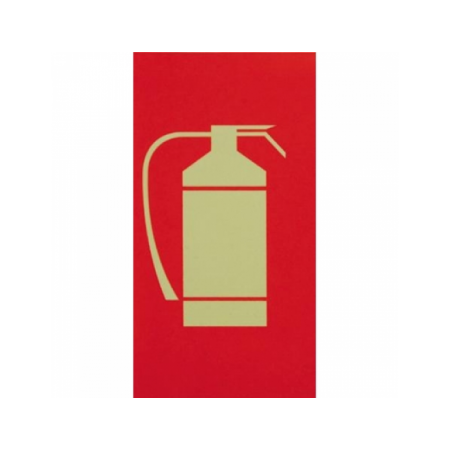 Σήμανση πυροσβεστήρα 27Χ14cm φωσφοριζέ PVC 