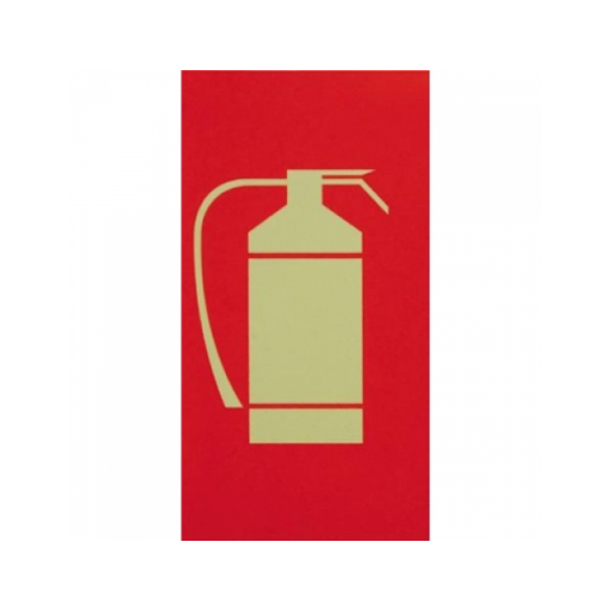 Σήμανση πυροσβεστήρα 27Χ14cm φωσφοριζέ PVC