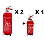 Σετ πυροσβεστήρες ΔΙΩΡΟΦΩΝ ΛΕΩΦΟΡΕΙΩΝ