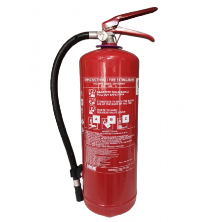 Portable dry powder fire extinguisher 6Kg ABC(27A-183B-C) CE/EN3 (VR)