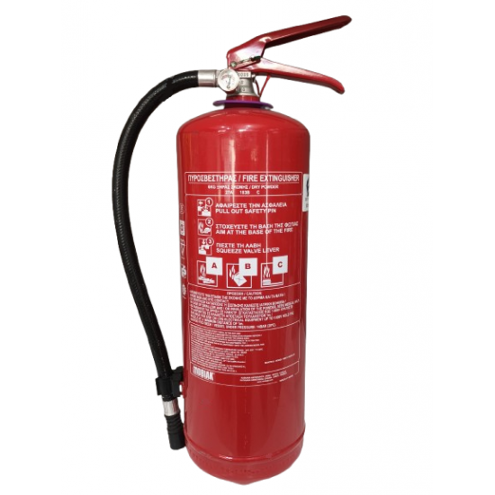 Portable dry powder fire extinguisher 6Kg ABC(27A-183B-C) CE/EN3 (VR)