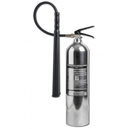 Πυροσβεστήρας διοξειδίου του άνθρακα CO2 5Κg INOX (89B) CE/EN3