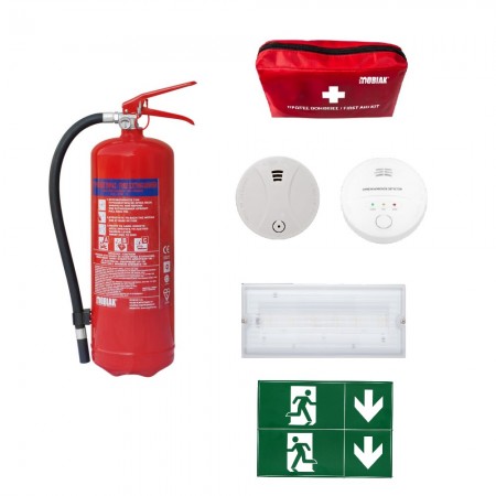 Σετ ασφαλείας Airbnb (βραχυχρόνια μίσθωση) με ανιχνευτή CO