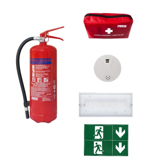 Σετ ασφαλείας Airbnb (βραχυχρόνια μίσθωση) χωρίς ανιχνευτή CO