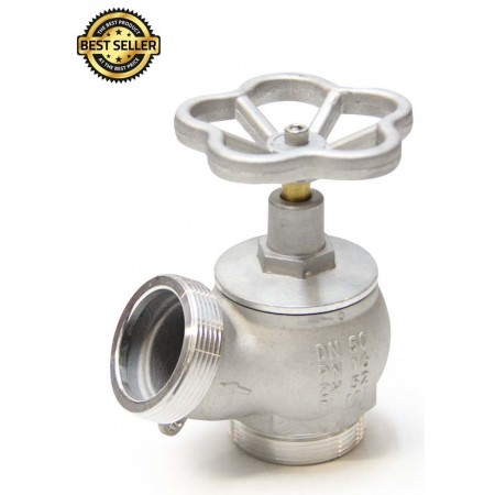 Βάνα κρουνός γωνιακός αλουμινίου 2''