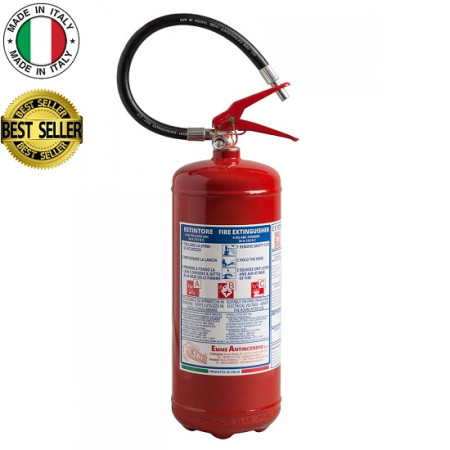 Πυροσβεστήρας ξηράς κόνεως 6Kg ABC (34A-233B-C) CE/EN3 (EMME)